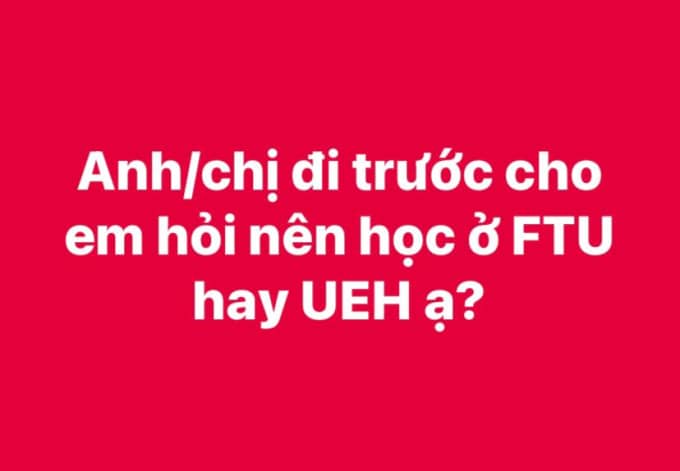 Trận chiến chọn trường đang ầm ầm khắp cõi mạng, đối thủ là cặp kỳ phùng địch thủ khối ngành kinh tế ở TP.HCM - Ảnh 2.