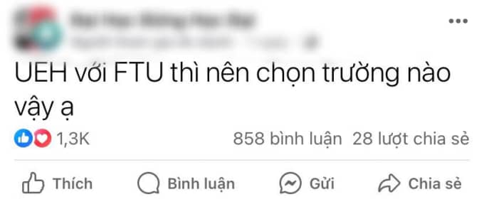 Trận chiến chọn trường đang ầm ầm khắp cõi mạng, đối thủ là cặp kỳ phùng địch thủ khối ngành kinh tế ở TP.HCM - Ảnh 1.